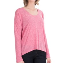 83%OFF レディースカジュアルシャツ ヘザーニットシャツ - （女性用）長袖 Heathered Knit Shirt - Long Sleeve (For Women)画像